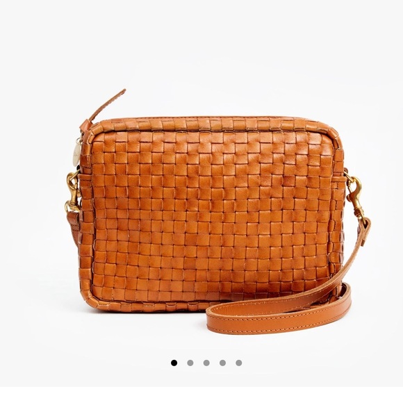 Clare V Handbags - NWT Clare V Midi Sac Woven Crossbody Natural Woven Checker Bag